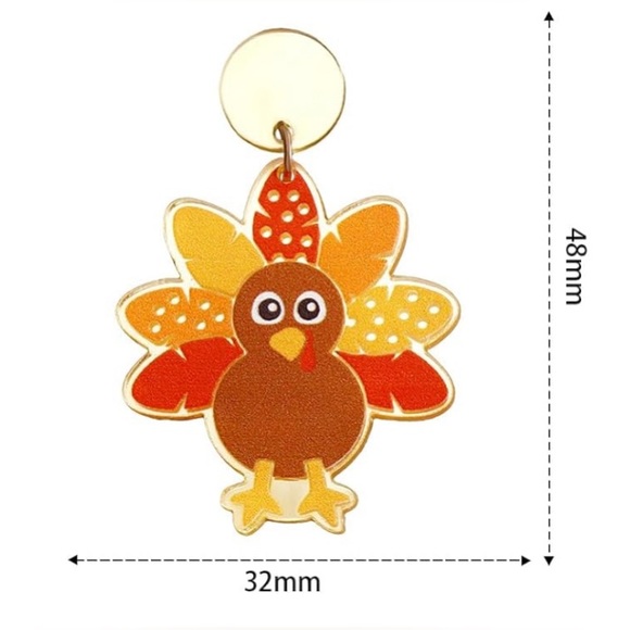 Thanksgiving Earrings 🦃 - Picture 2 of 2